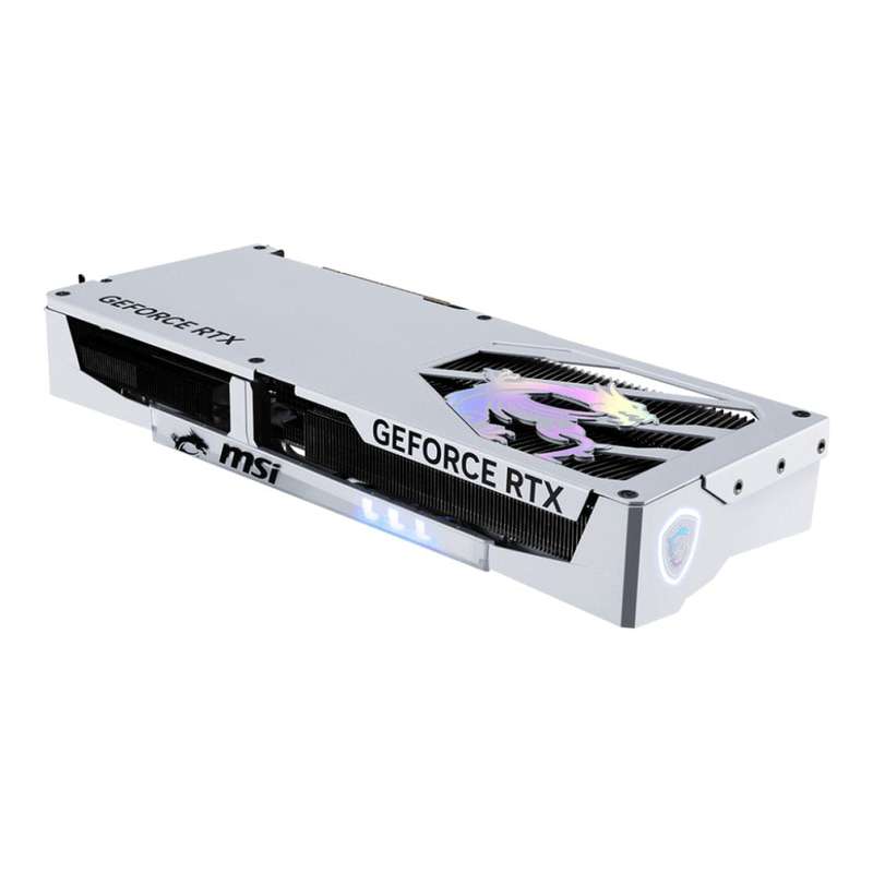 MSI GeForce RTX 5070 12G Gaming Trio OC 12GB GDDR7 Graphics Card White Edition