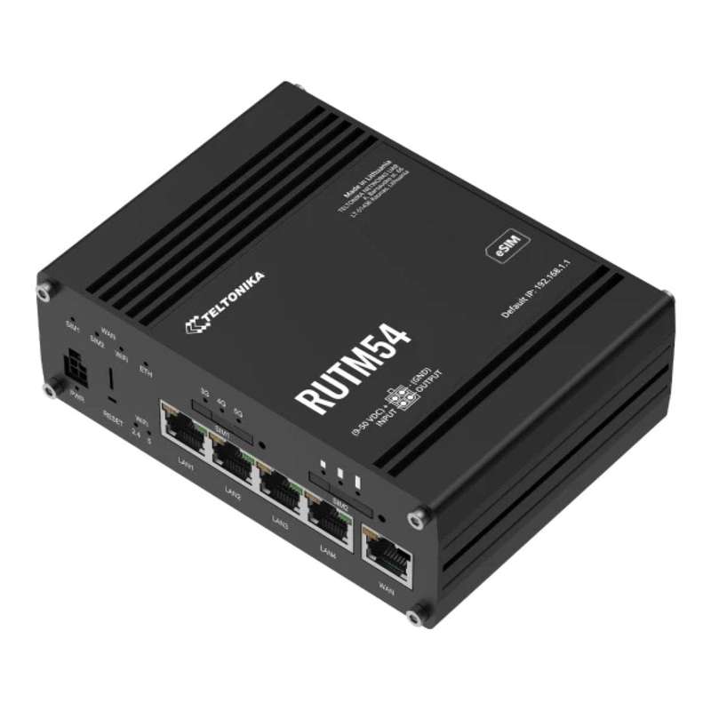 Teltonika RUTM54 5G Industrial Router with Telit Modem