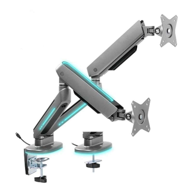Rogueware MA200+ Aerotilt 27 to 35-inch RGB Gaming Dual Monitor Arm with VESA Plate