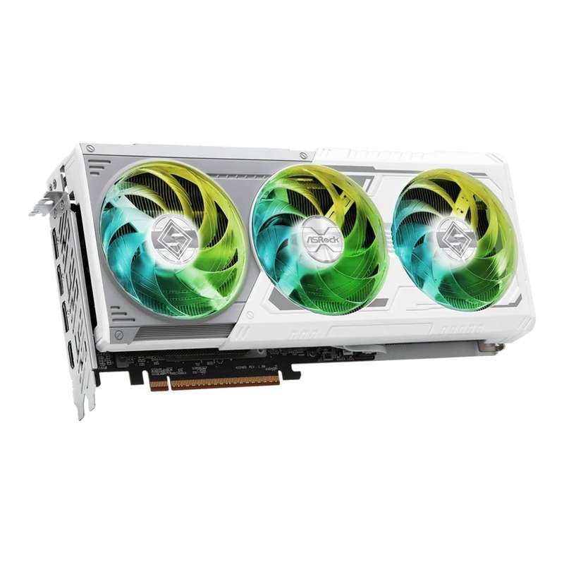 ASRock Radeon RX 9070 XT Steel Legend 16GB GDDR6 Graphics Card