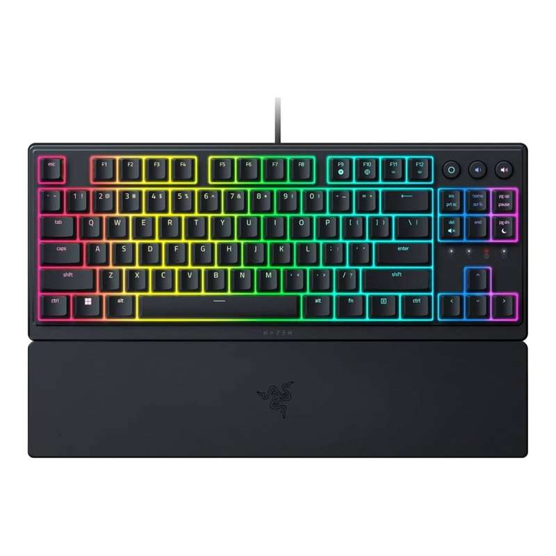 Razer Ornata V3 Low-profile RGB Tenkeyless Mecha-Membrane Gaming Keyboard Black RZ03-04880100-R3M1