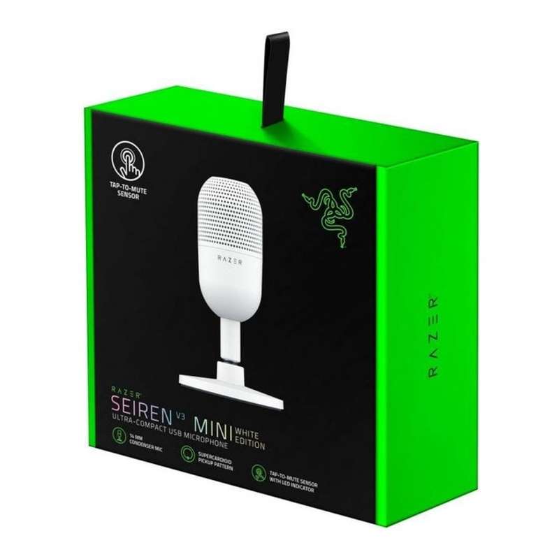 Razer Seiren V3 Mini Wired Microphone White RZ19-05050300-R3M1