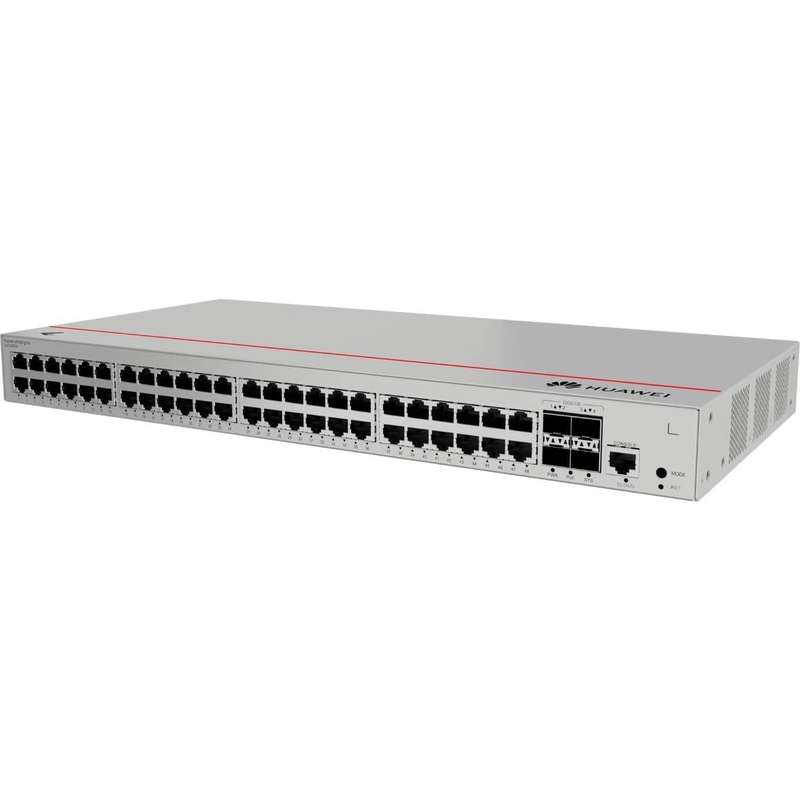 Huawei S220-48P4X 48-port GbE PoE+ L2 Managed Network Switch with 4x 10GE SFP+ Ports