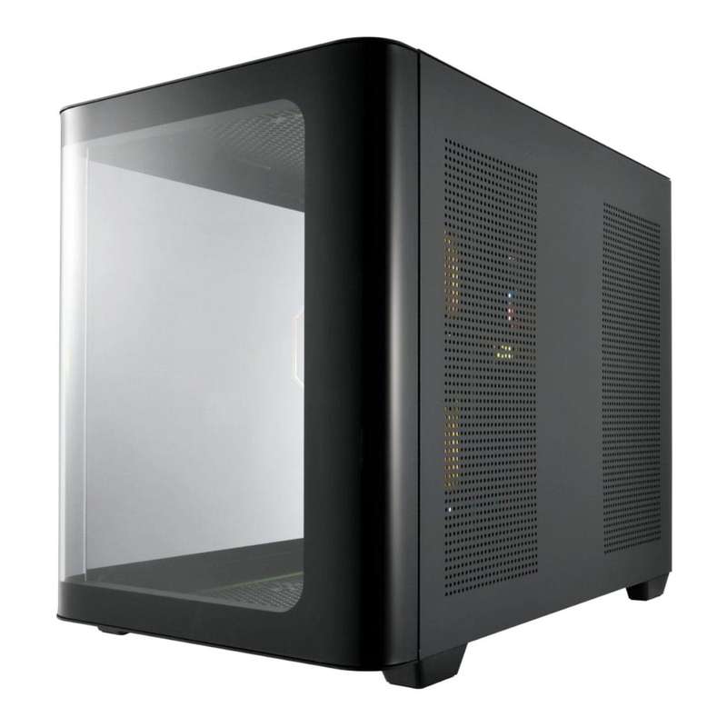 FSP S380-BA ARGB M-ATX Mid-Tower Gaming PC Case Black