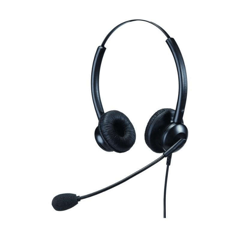 Talk 2 ECO Range Binaural Headset with Flexable Adjustable Mic SD803-QD