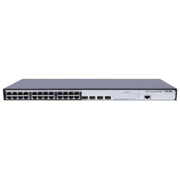 H3C 1850 Switch Series S1850-28P-PWR 28-Port PoE Web Managed Gigabit Switch with 4 x SFP Ports SM...