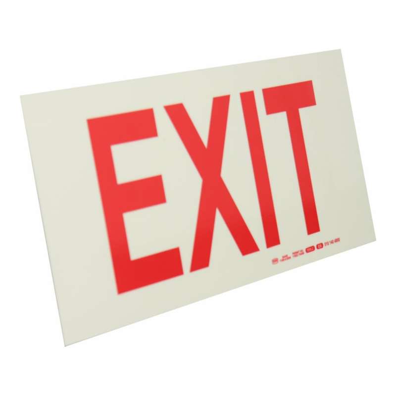 Parrot Photoluminescent 190mm Safety Sign E6 Exit SNP19E6