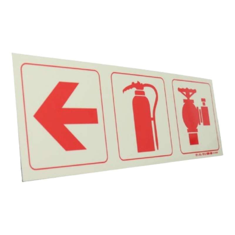 Parrot F11 Photoluminescent 190mm Safety Sign SNP19F11