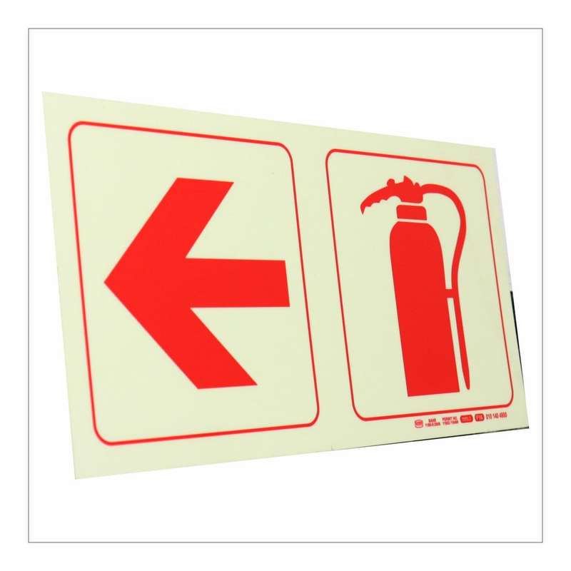 Parrot 190mm Photoluminescent Safety Sign SNP19F16