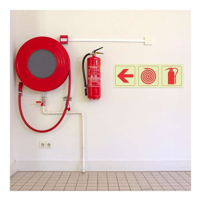 Parrot 190mm Photoluminescent Safety Sign SNP19F5