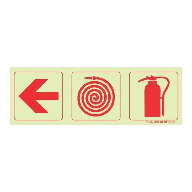Parrot 190mm Photoluminescent Safety Sign SNP19F5