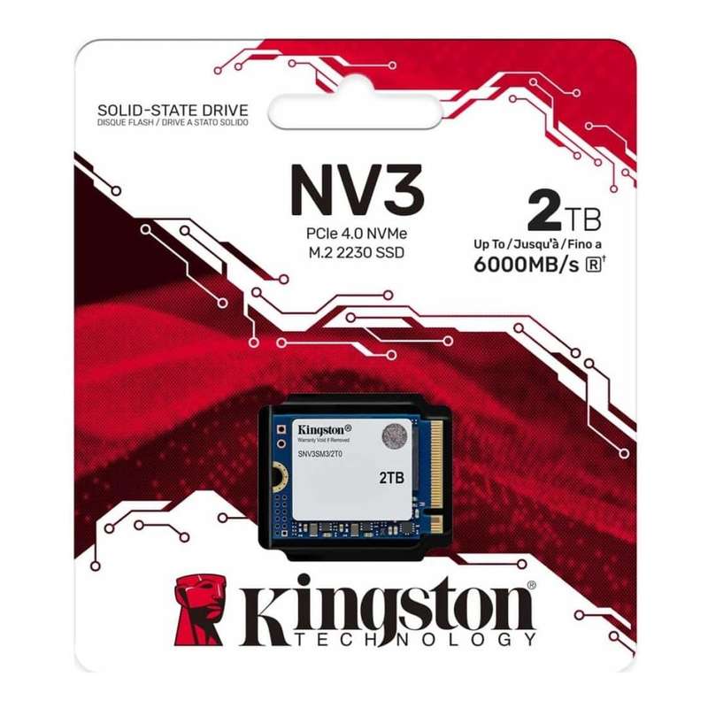 Kingston NV3 M.2 2TB PCIe 4.0 NVMe Internal SSD SNV3SM3/2T0