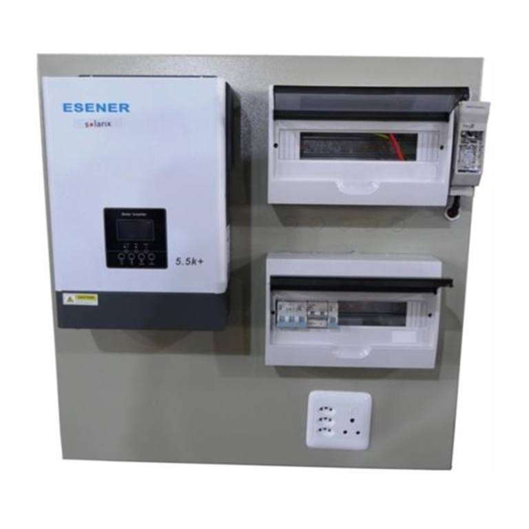 Solarix Esener 5.5KVA 48VDC 100A High Voltage Parallel Inverter and Semi Plug-and-Play Power Boar...