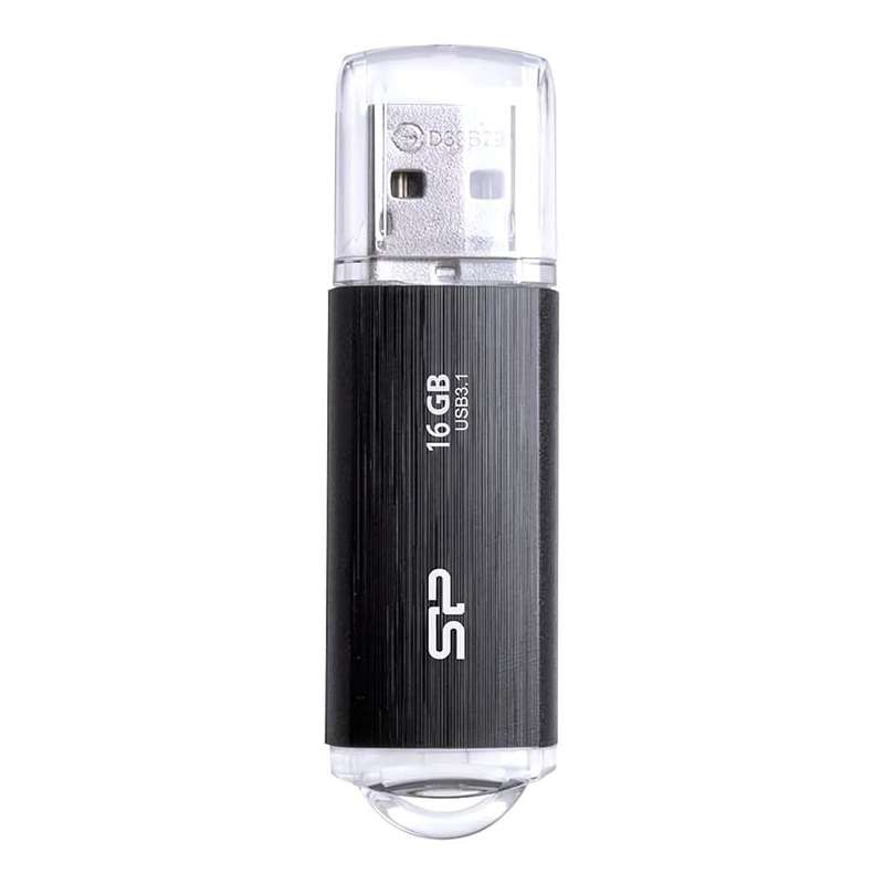 Silicon Power Blaze B02 16GB USB Type-A 3.2 Black USB Flash Drive SP016GBUF3B02V1K