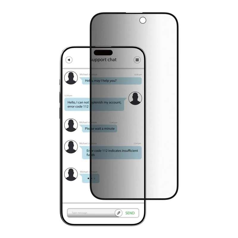 SwitchEasy Privacy Screen Protector for iPhone 16 Plus - Clear SPH667053TR24