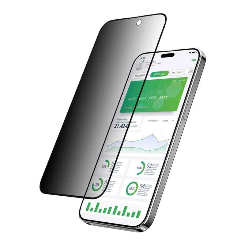 SwitchEasy Privacy Screen Protector for iPhone 16 Pro - Clear SPH66P053TR24