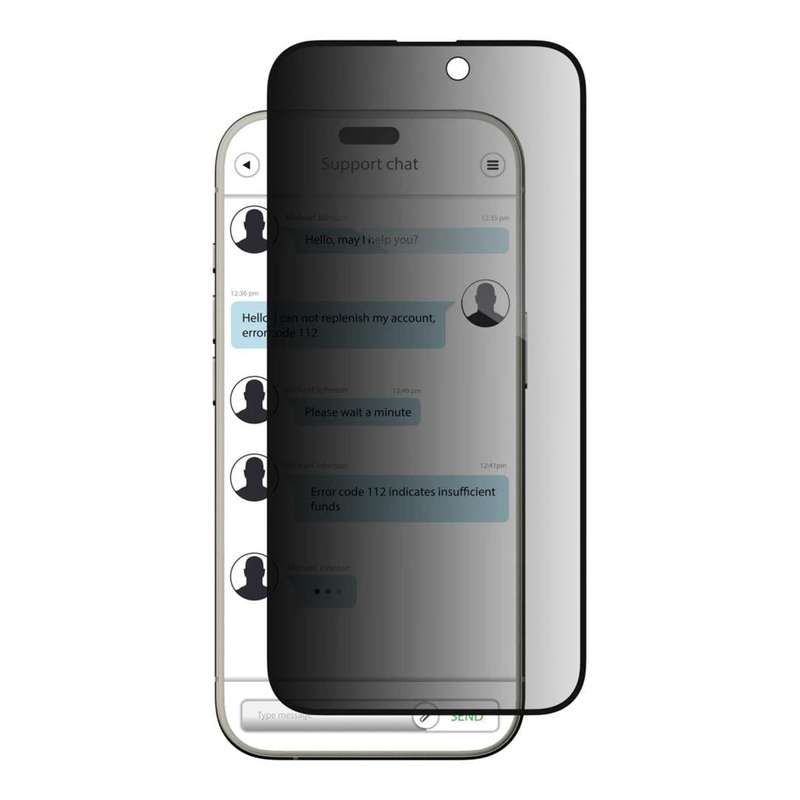 SwitchEasy Privacy Screen Protector for iPhone 16 Pro Max - Clear SPH67P053TR24