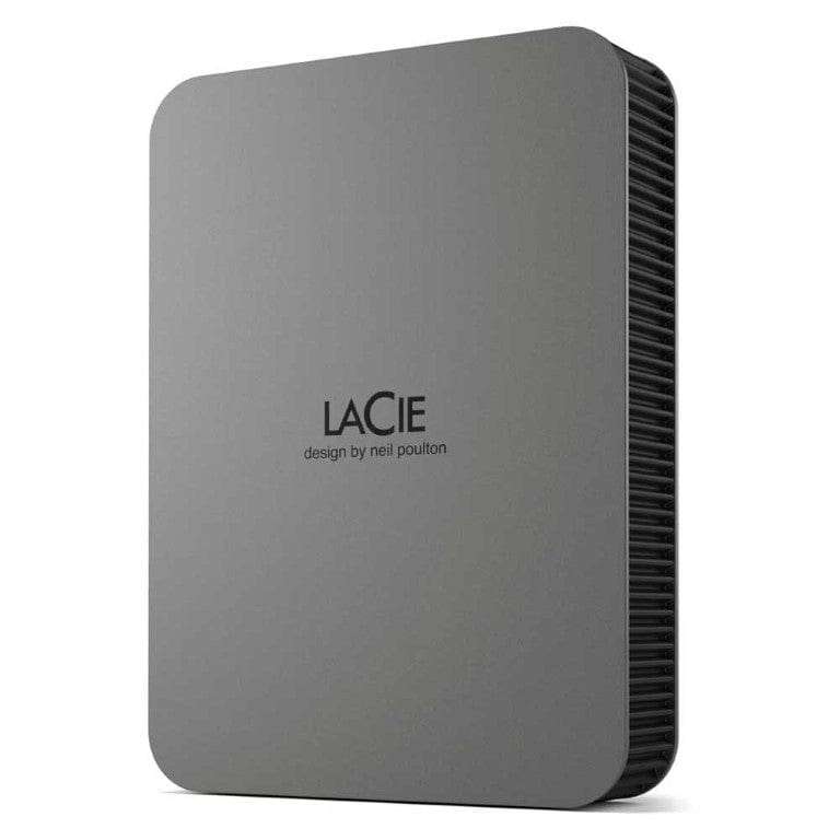 Seagate LaCie 4TB Aluminum Enclosure Portable External Hard Drive Space Grey STLR4000400