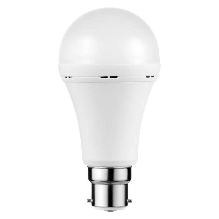Switched 5W A60 Rechargeable B22 LED Light Bulb Cool White SWD-10018-B22R-CW