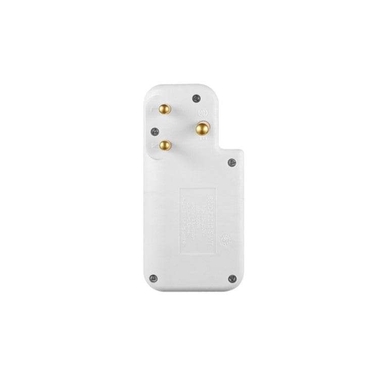Switched 3-way Medium Surge Protection Adapter with 1x Type-C and 1x USB-A Charger SWD-72010-S-WT