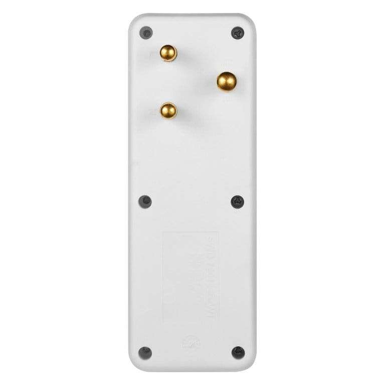 Switched 4-way Schuko Adapter White SWD-72013-WT