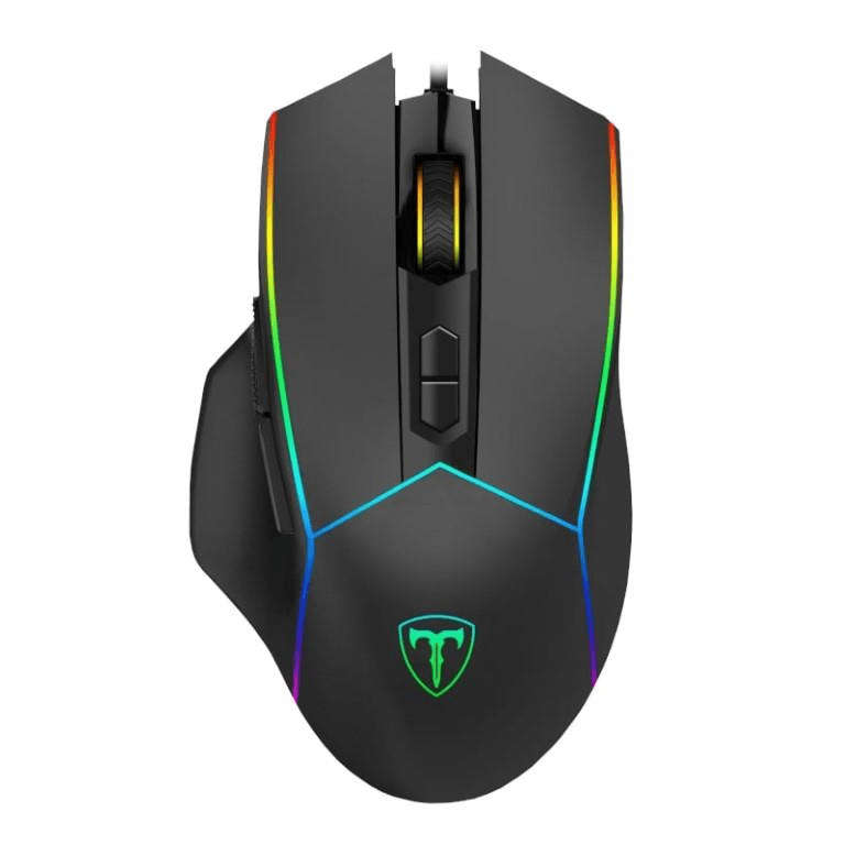 T-Dagger Camaro RGB 12400DPI Wired Gaming Mouse Black T-TGM306