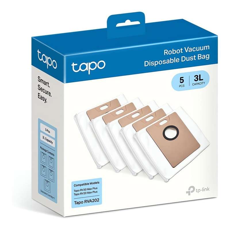 TP-Link Tapo RVA202 Robot Vacuum Disposable Dust Bag 5-pack