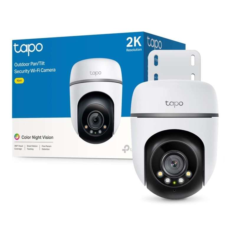 TP-Link Tapo TC41 2K Outdoor Pan and Tilt Security Wi-Fi Camera