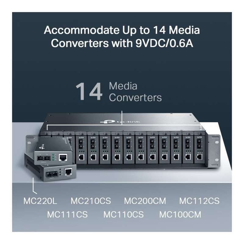 TP-Link Omada TL-MC1400 14-slot Rackmount Chassis