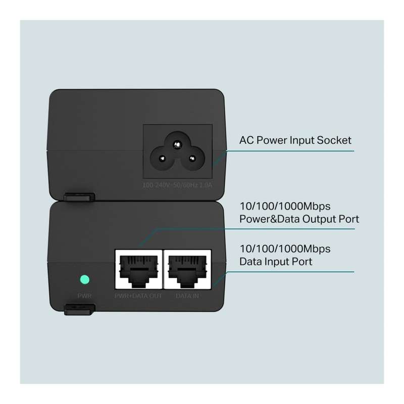TP-Link Omada TL-POE160S Gigabit PoE+ Injector