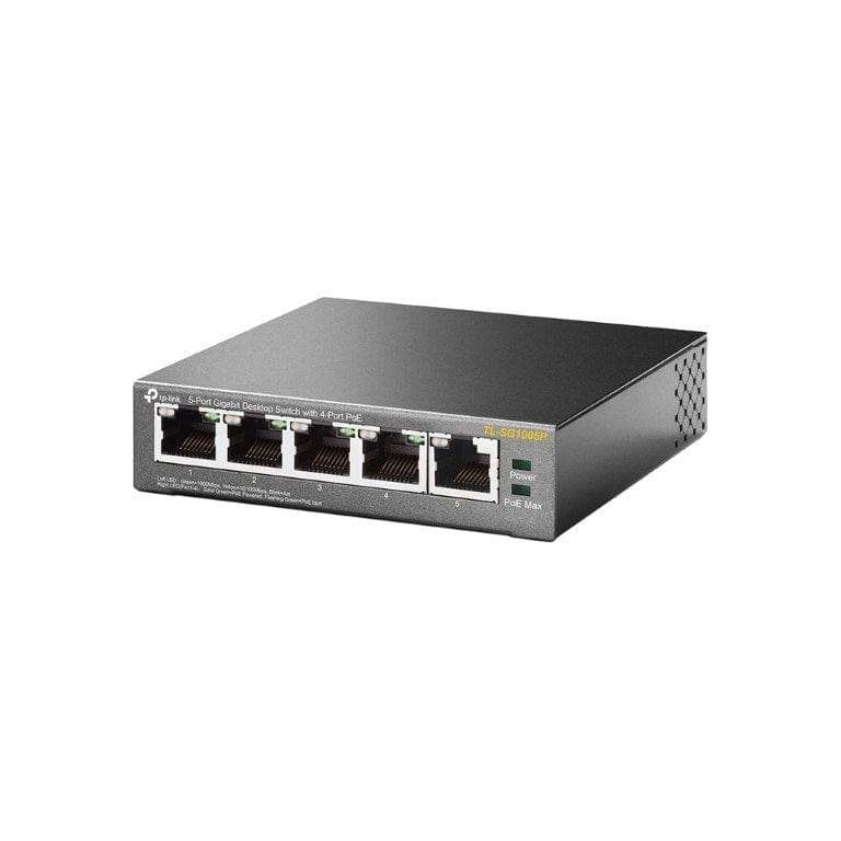 TP-Link TL-SG1005P 5-port GbE Unmanaged Desktop Switch with 4x PoE+ Ports
