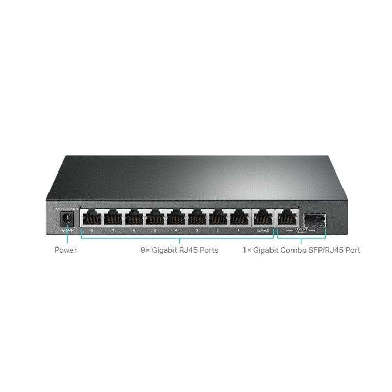 TP-Link TL-SG1210MPE 10-port Gigabit Easy Smart Switch with 8-port PoE+