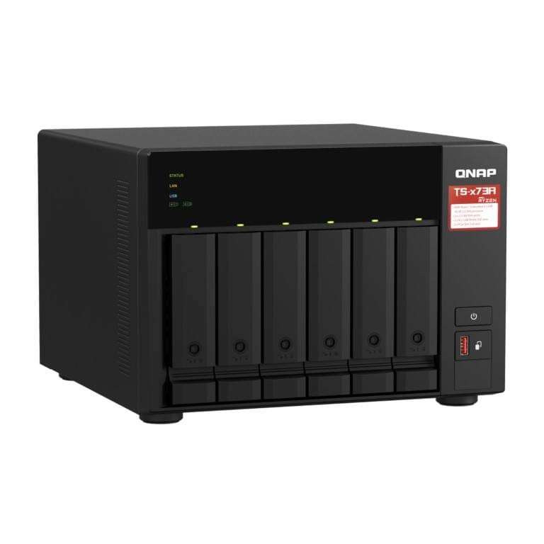 QNAP TS-673A 6-bay Diskless Tower NAS Powered by AMD Ryzen