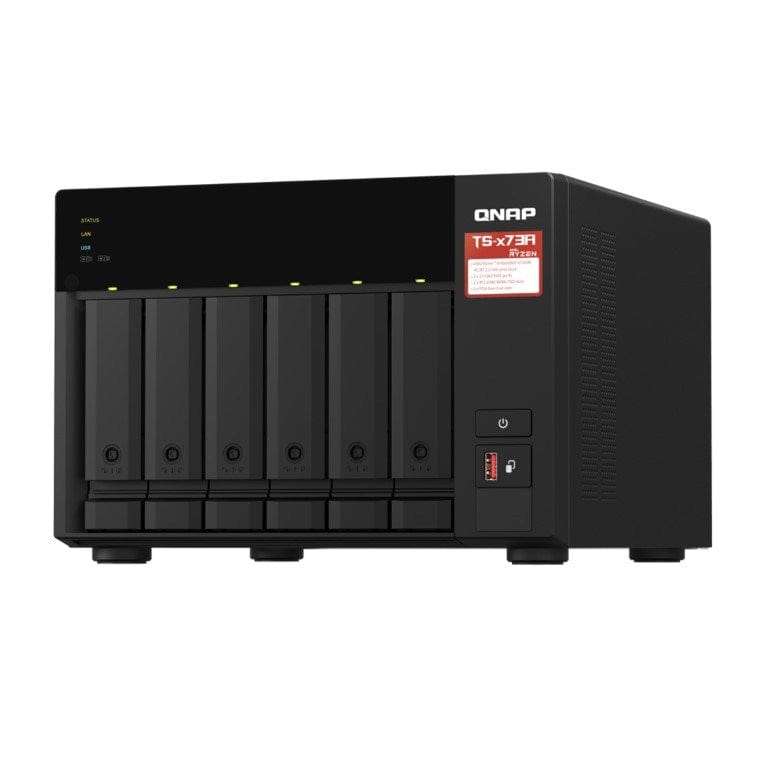 QNAP TS-673A 6-bay Diskless Tower NAS Powered by AMD Ryzen