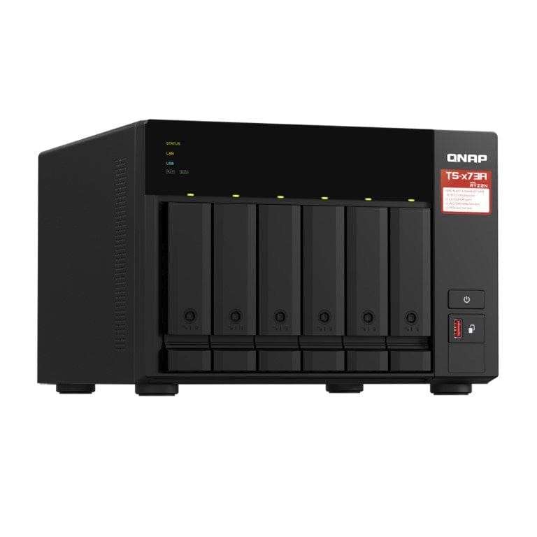 QNAP TS-673A 6-bay Diskless Tower NAS Powered by AMD Ryzen