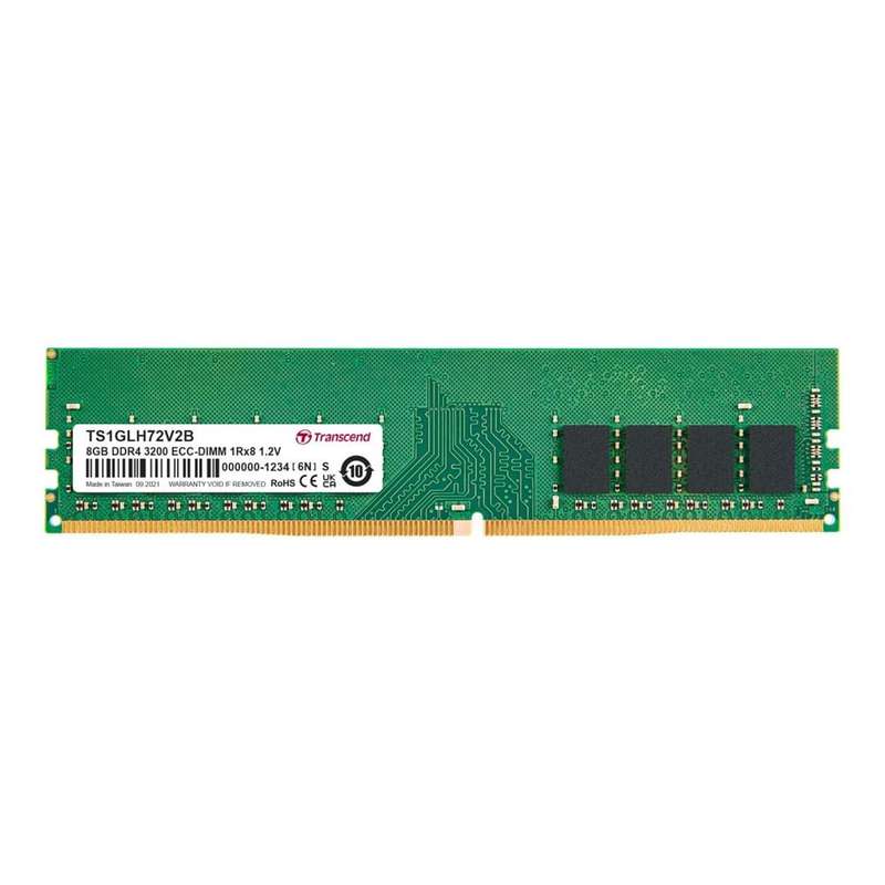 Transcend 8GB 3200MHz DDR4 Registered ECC DIMM Memory Module TS1GLH72V2B