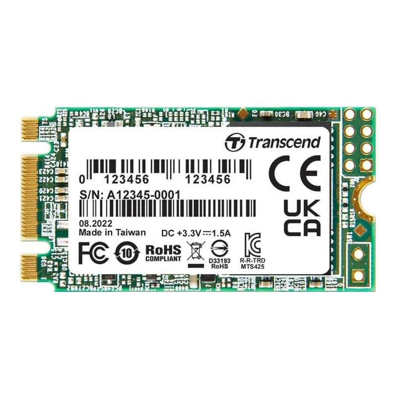 Transcend 425S M.2 1TB Serial ATA III 3D NAND Internal SSD TS1TMTS425S