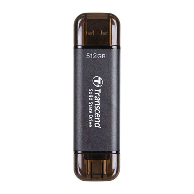 Transcend ESD310C 512GB Dual USB Portable SSD Black TS512GESD310C