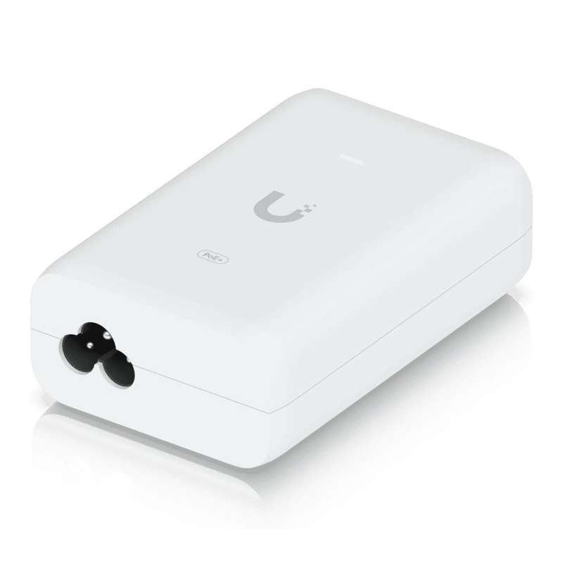 Ubiquiti U-POE+ 48V 30W Gigabit PoE Adapter with No Cable