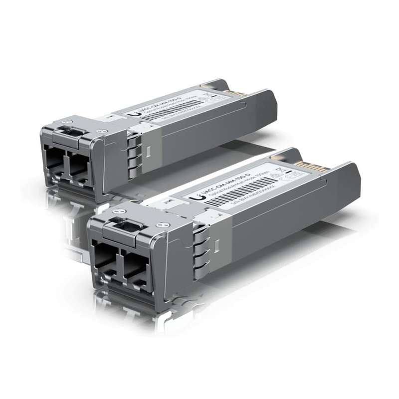 Ubiquiti Multi-Mode 10G SFP+ LC 850nm 300m Transceiver Modules 20-pack UACC-OM-MM-10G-D-20