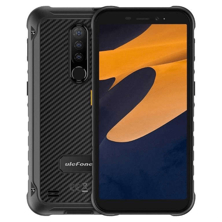 UleFone Armor X8 4G Rugged 5.7-inch Smartphone - MediaTek Helio A25 64GB ROM 4GB RAM Android 10 B...