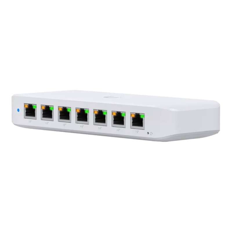 Ubiquiti UniFi Switch Ultra 8-port Gigabit 1PoE Input 7 PoE Out 202W USW-ULTRA-210W