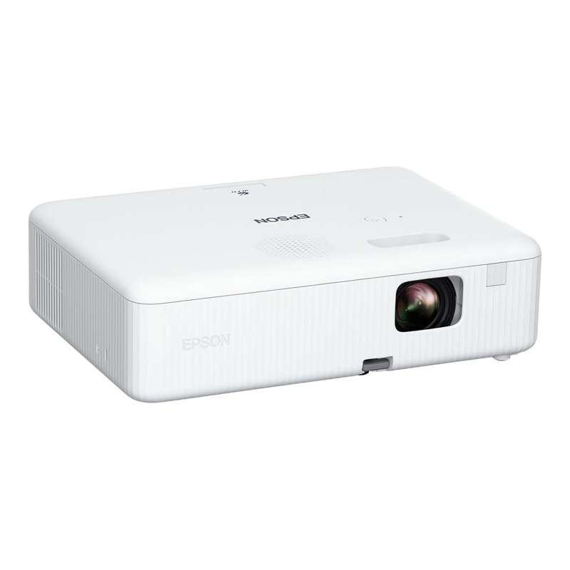 Epson CO-W01 Data Projector WXGA 3000 ANSI Lumens Standard Throw 3LCD 1200x800 Projector White V1...