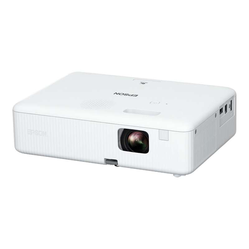 Epson CO-W01 Data Projector WXGA 3000 ANSI Lumens Standard Throw 3LCD 1200x800 Projector White V1...
