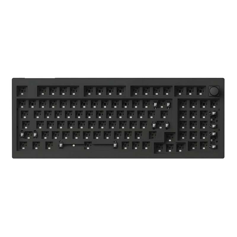 Keychron V5 Max QMK/VIA Wireless Custom Keyboard Black with Red Switches V5M-D1