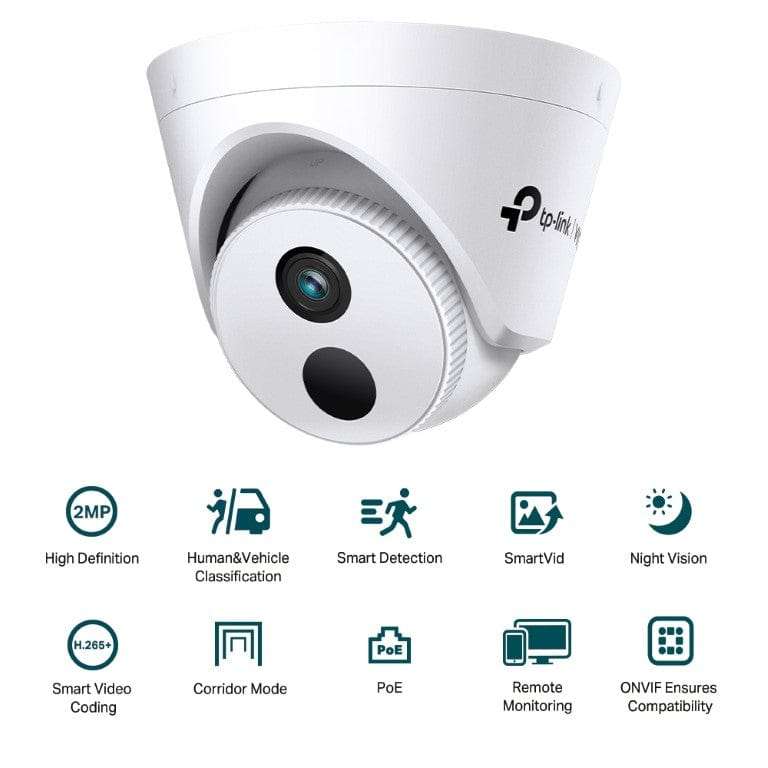TP-Link Vigi C420I(2.8mm) 2MP IR Turret Network Camera