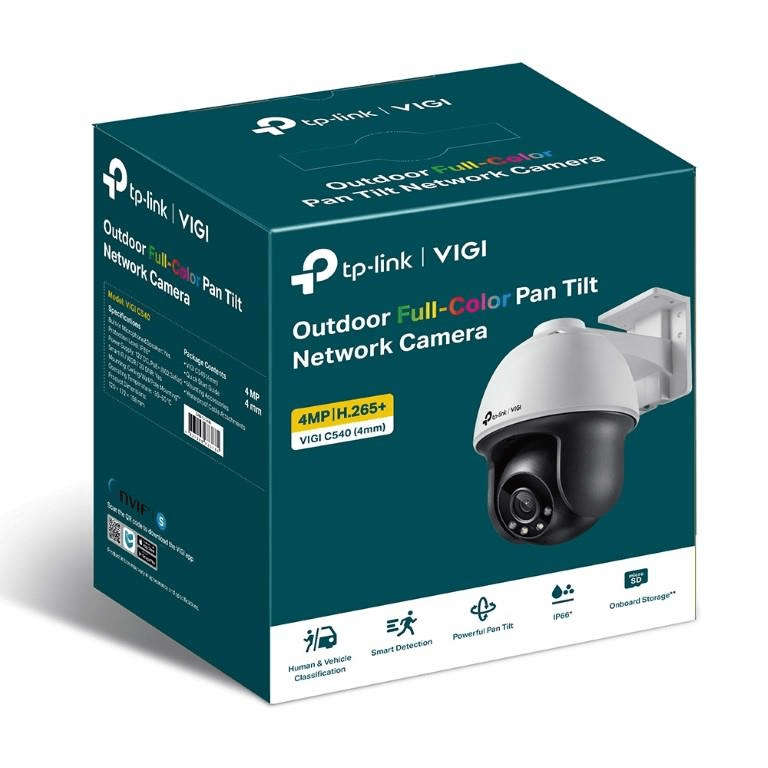 TP-Link Vigi C540(4mm) 4MP Outdoor Full-Colour Pan Tilt Network Camera