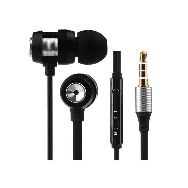 Volkano Alloy Series Earphones with Mic Silver VK-1007-SL(V1)