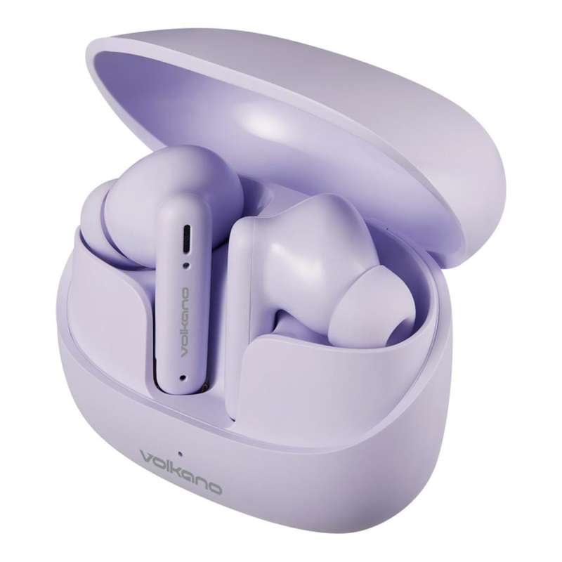 Volkano Jupiter Series TWS Earbuds with Charging Case Pastel Purple VK-1158-PP