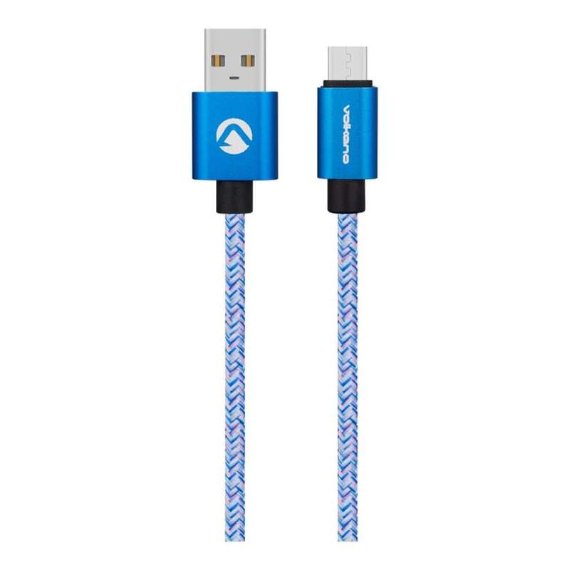 Volkano Fashion Series 1.8m Type-C Cable - Sky-Blue VK-20061-SBL